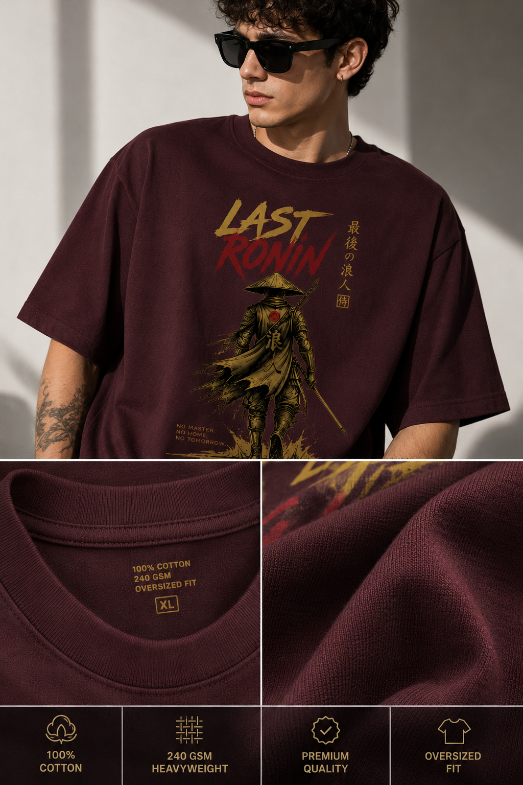 The Last Ronin — Blood Moon Edition Oversized Tee